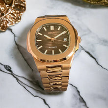 Seiko Mod Nautilus "Rose Gold Chocolate"