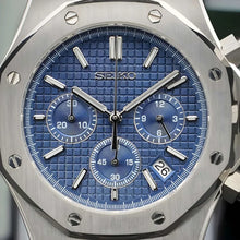 Seiko Mod Royal Oak Chronograph "Blue"