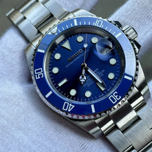 Seiko Mod Submariner "Silver Blue"