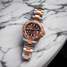 Seiko Mod Yacht-Master "Rose/Silver"