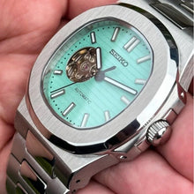 Seiko Mod Nautilus "Open Heart Tiffany Blue"