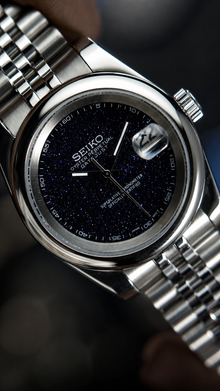 Seiko Mod Datejust "Galaxy Black"