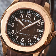 Seiko Mod Aquanaut "Rose Gold Burgundy"