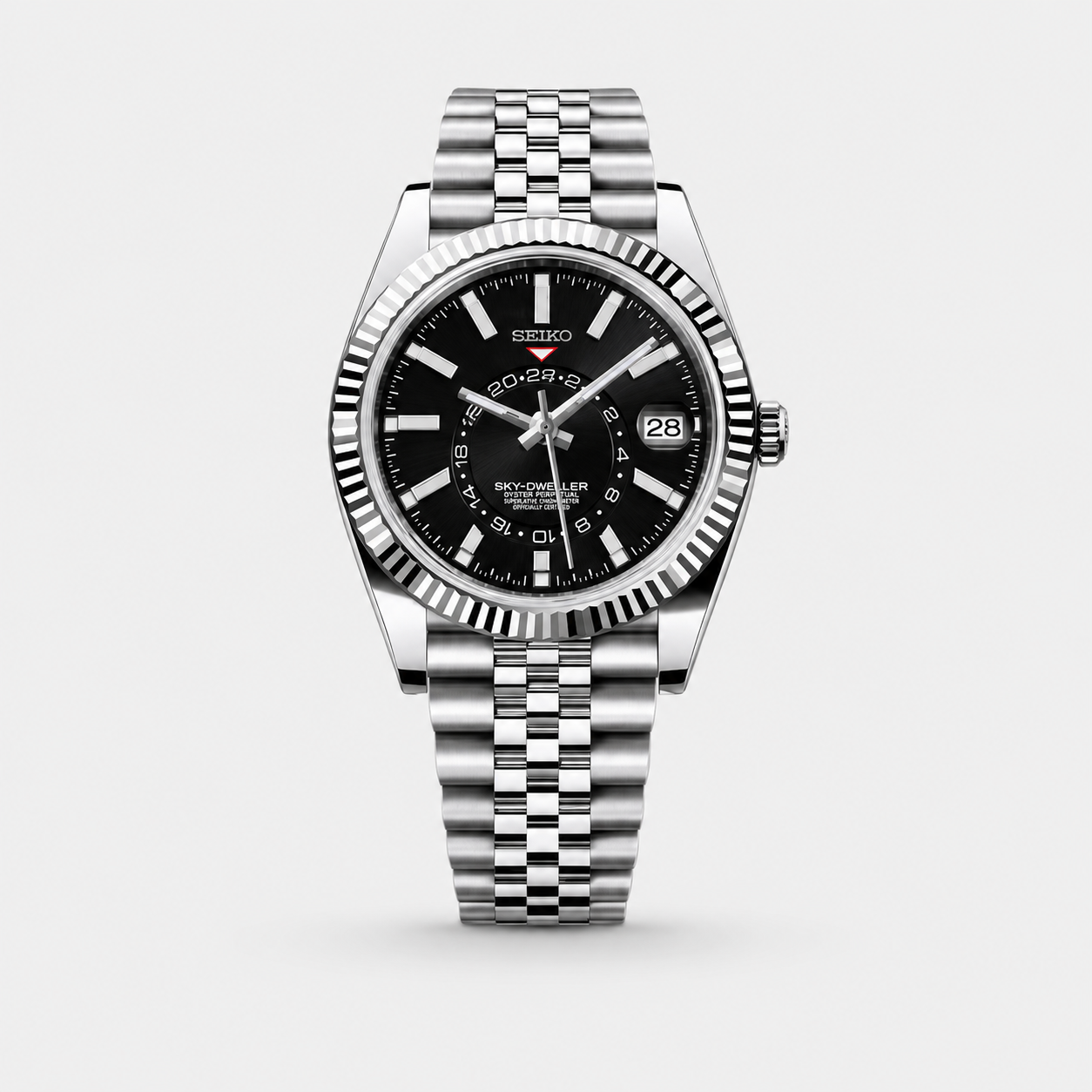 Seiko Mod Sky-Dweller "Black Dial"