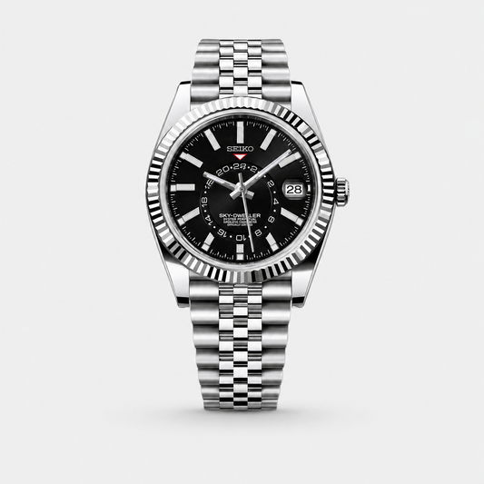 Seiko Mod Sky-Dweller "Black Dial"