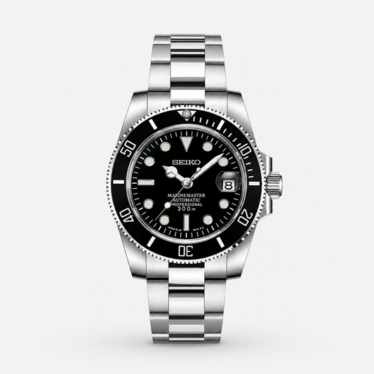 Seiko Mod Submariner "Black"