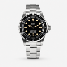 Seiko Mod Submariner "Vintage Black"