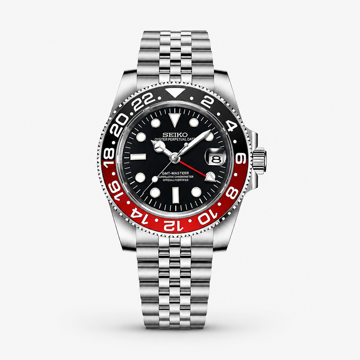 Seiko Mod GMT MASTER II "Coke"