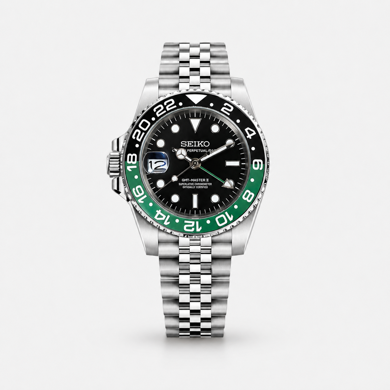 Seiko Mod GMT MASTER II "Sprite"
