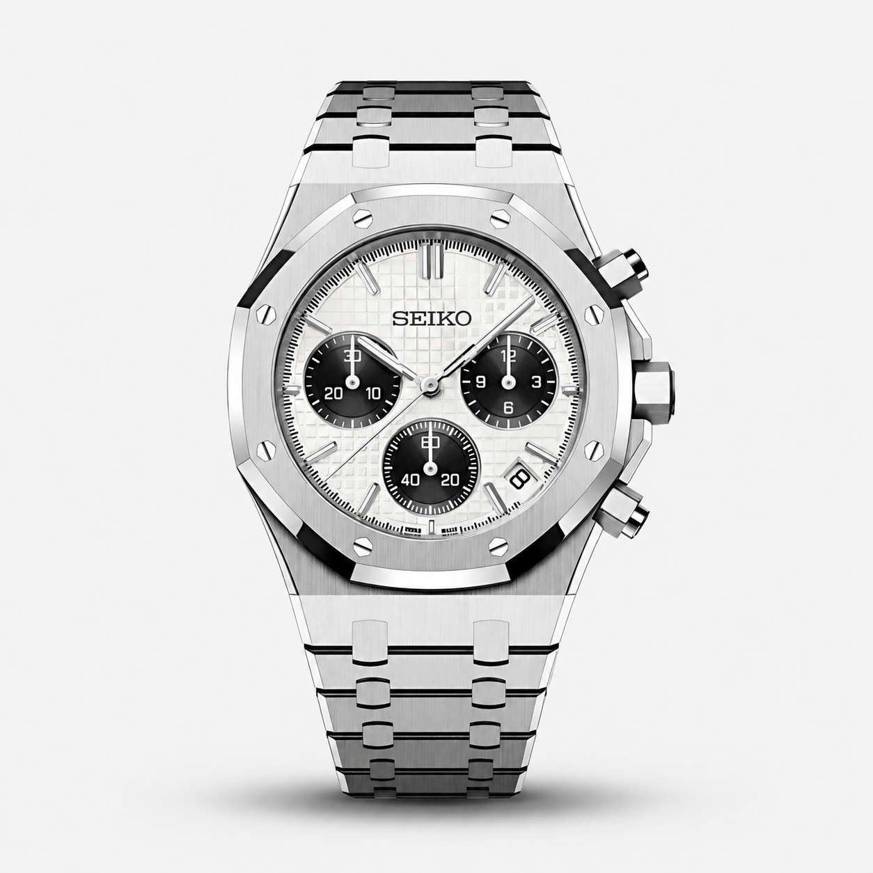 Seiko Mod Royal Oak Chronograph "Panda"