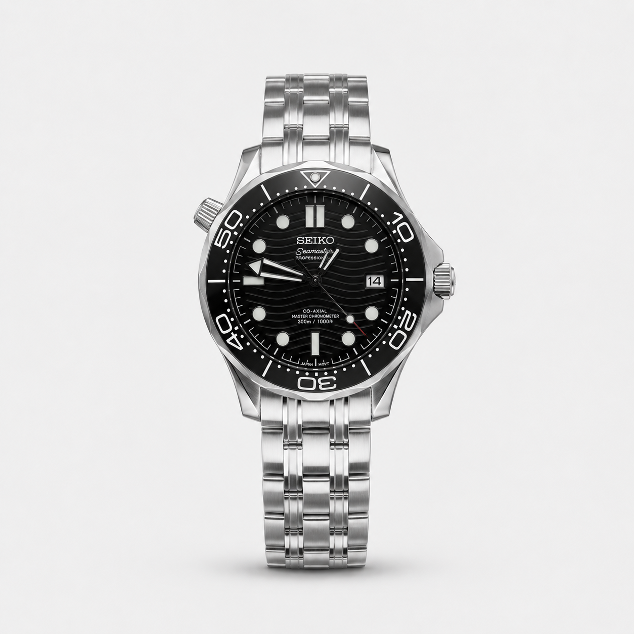 Seiko Mod Seamaster "Black"