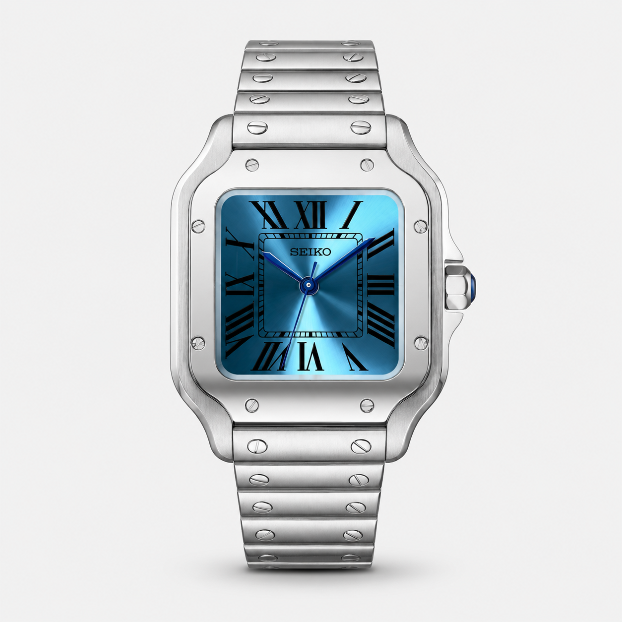 Seiko Mod Santos “Tiffany Blue”