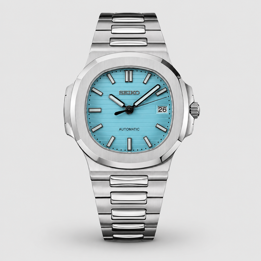 Seiko Mod Nautilus "Tiffany Blue"