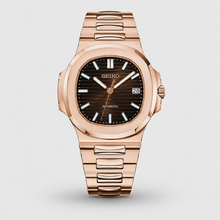 Seiko Mod Nautilus "Rose Gold Chocolate"