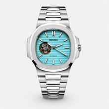 Seiko Mod Nautilus "Open Heart Tiffany Blue"