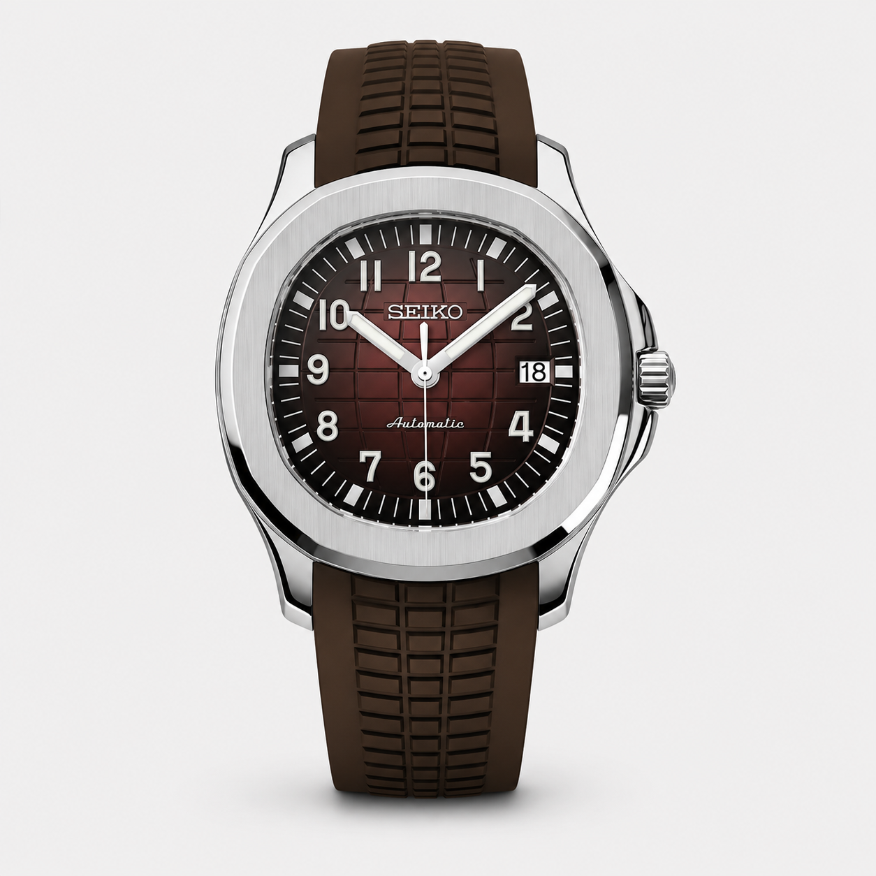 Seiko Mod Aquanaut "Silver Brown"