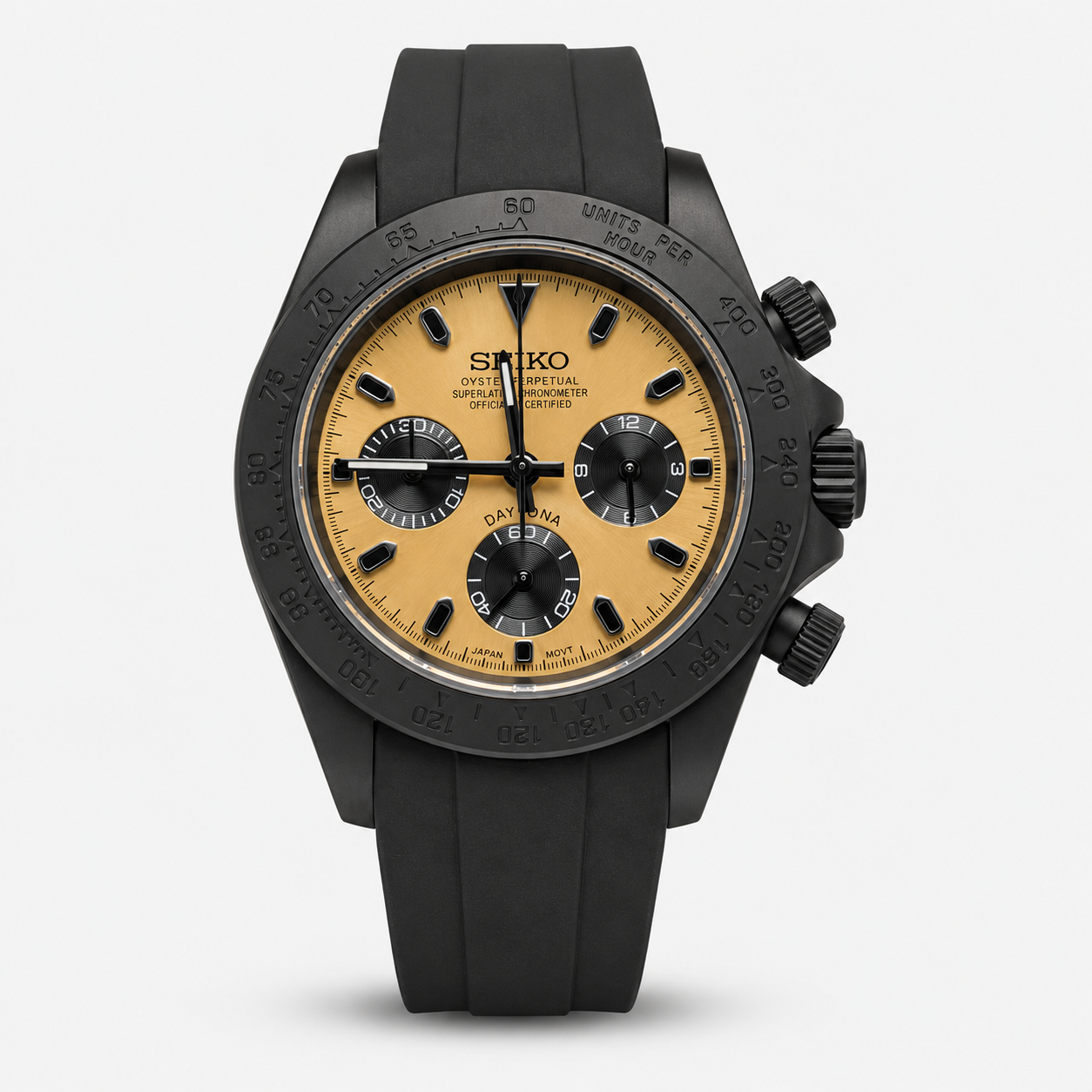 Seiko Mod Daytona "Champagne Gold Dial"