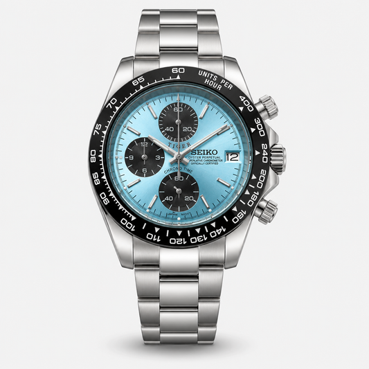 Seiko Mod Daytona "Day Ice Blue"
