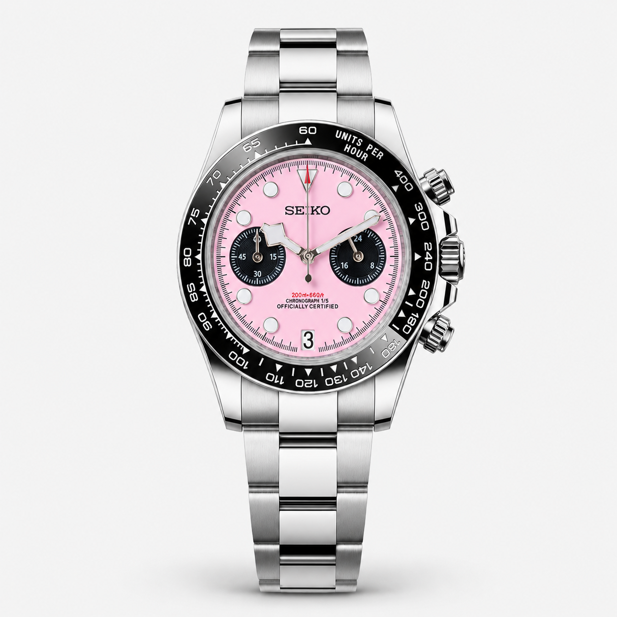 Seiko Mod Black Bay "Miami Pink"