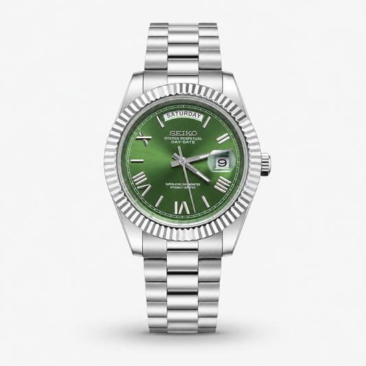 Seiko Mod Day-Date "Mint Green"
