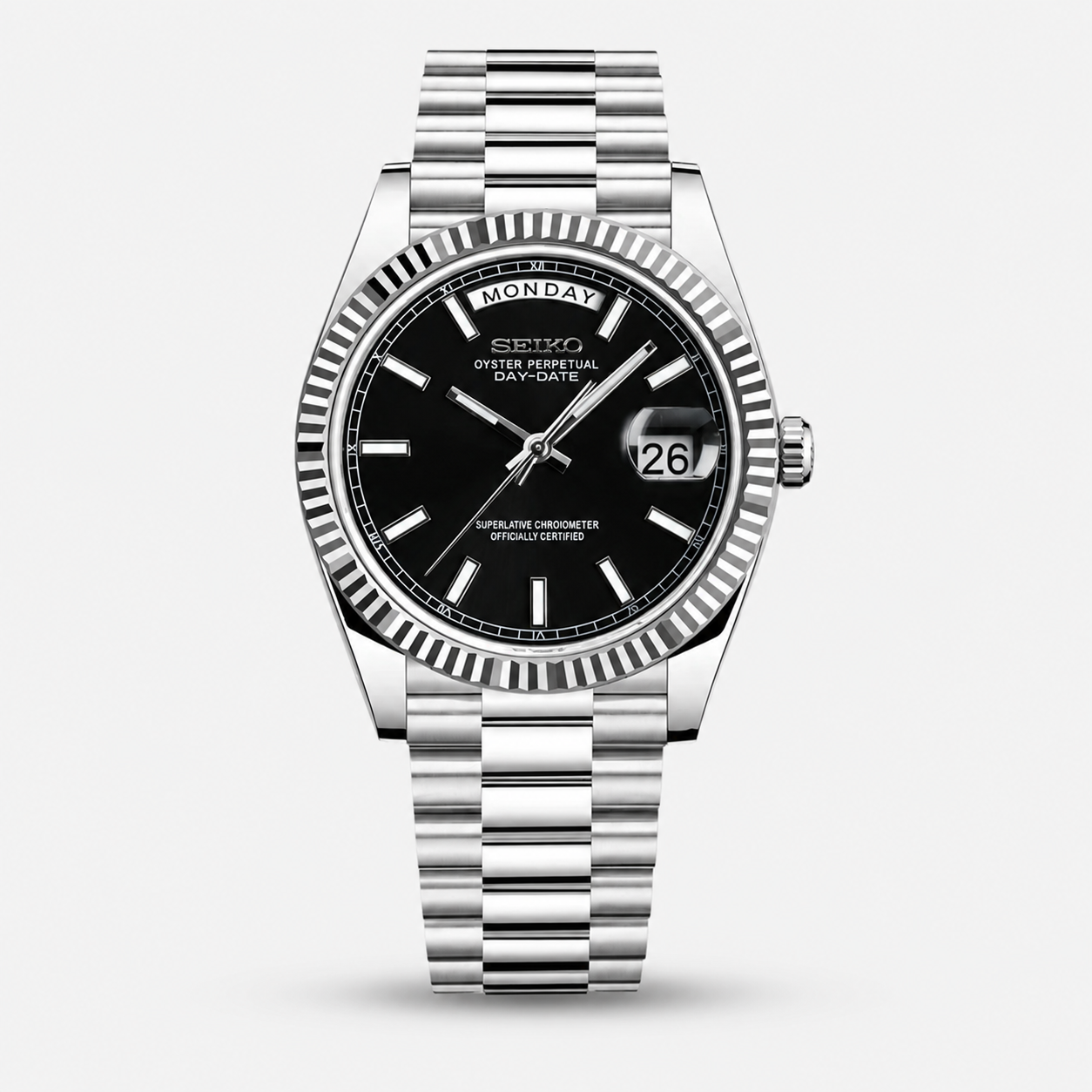 Seiko Mod Day-Date "Black"