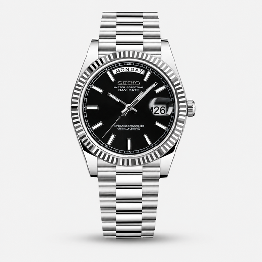 Seiko Mod Day-Date "Black"