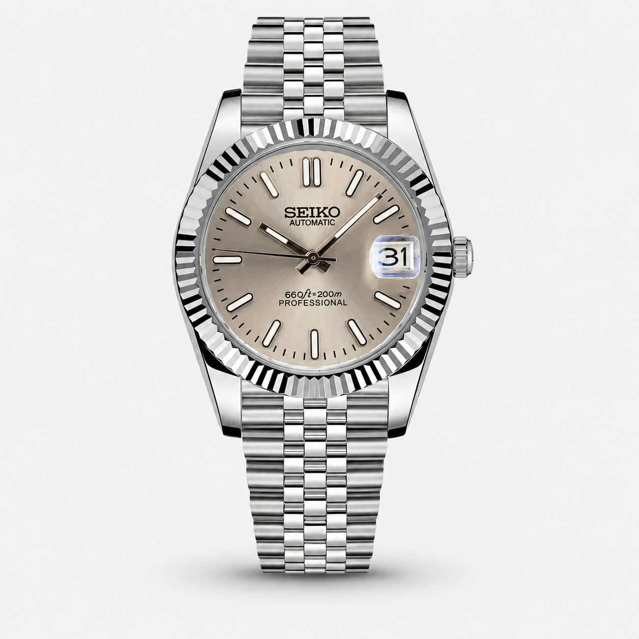 Seiko Mod Datejust "Champagne"