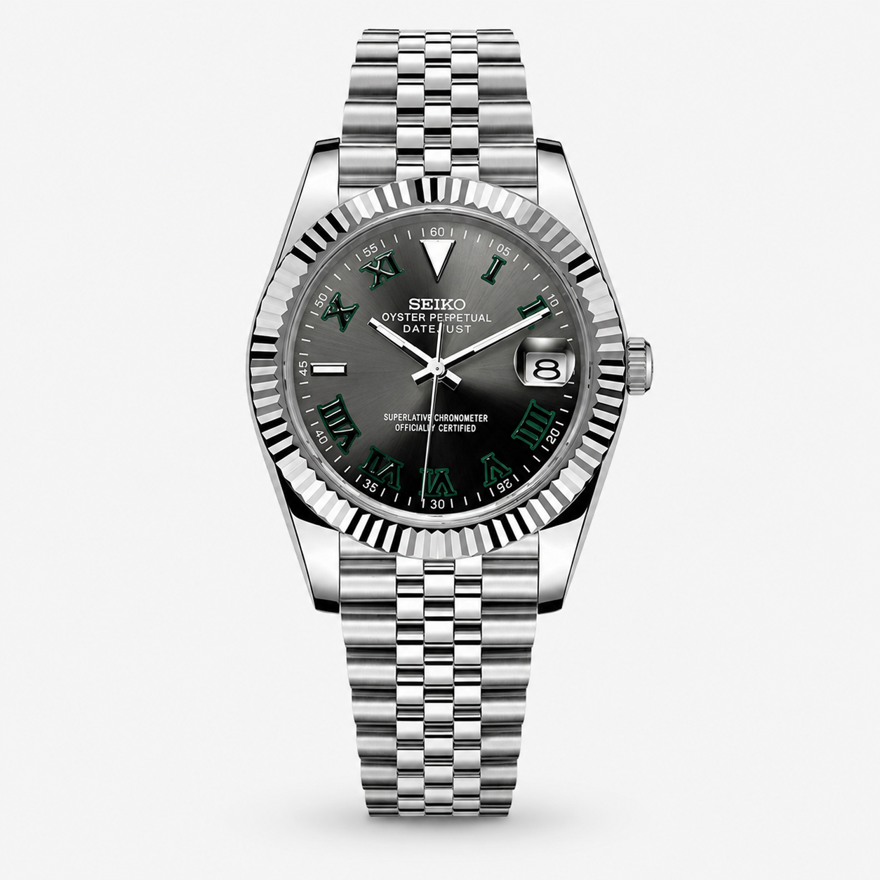 Seiko Mod Datejust "Wimbledon"