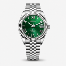 Seiko Mod Datejust "Green Roman"