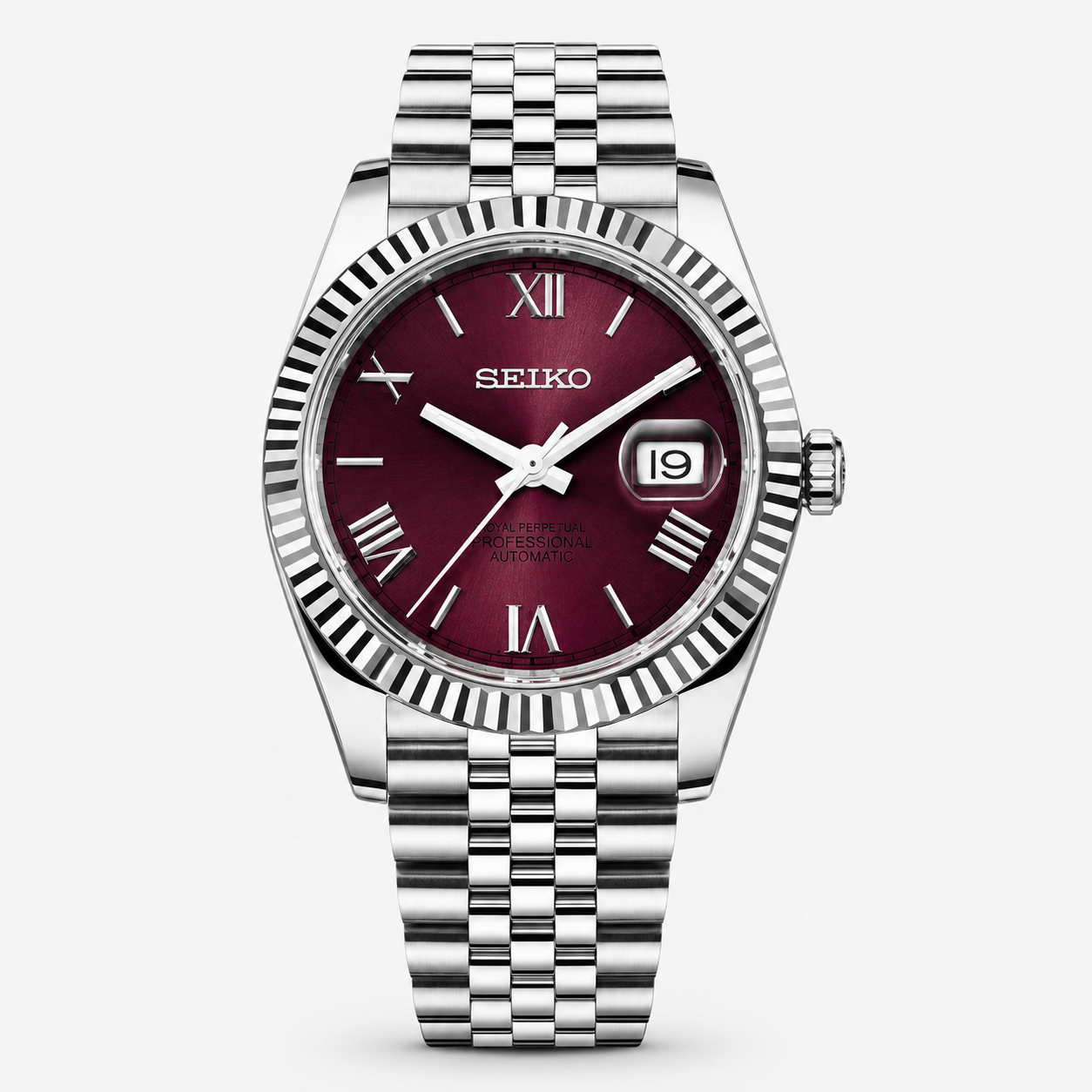 Seiko Mod Datejust "Purple Roman"