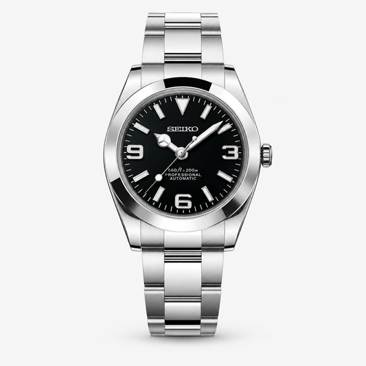 Seiko Mod Datejust "Classic Black"