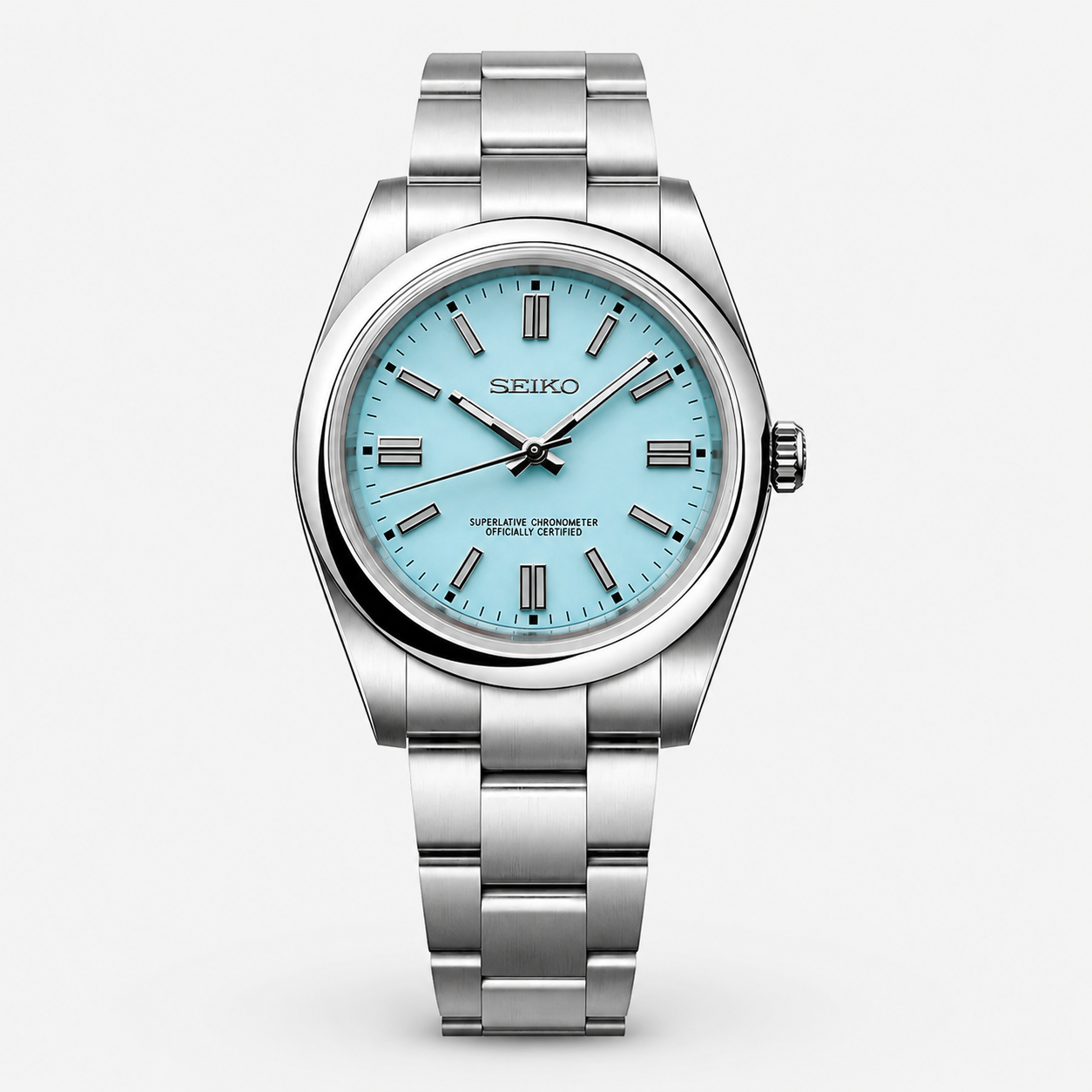 Seiko Mod Datejust "Light Blue"