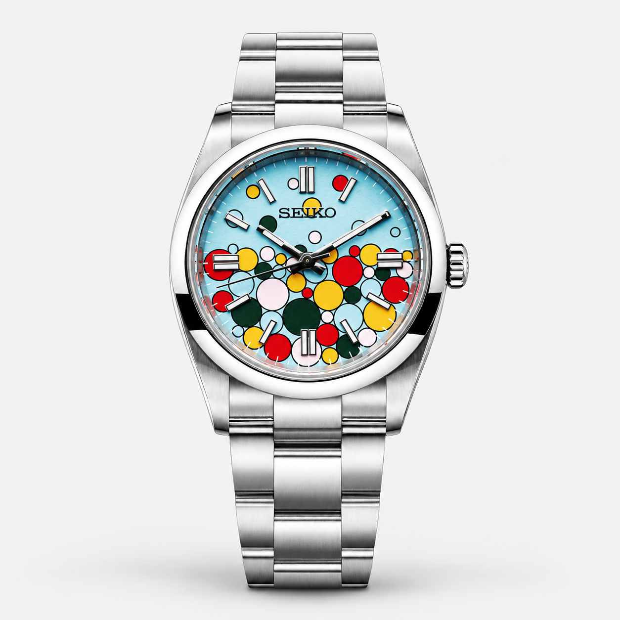 Seiko Mod Datejust "Color Bubbles"