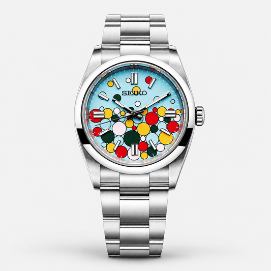 Seiko Mod Datejust "Color Bubbles"