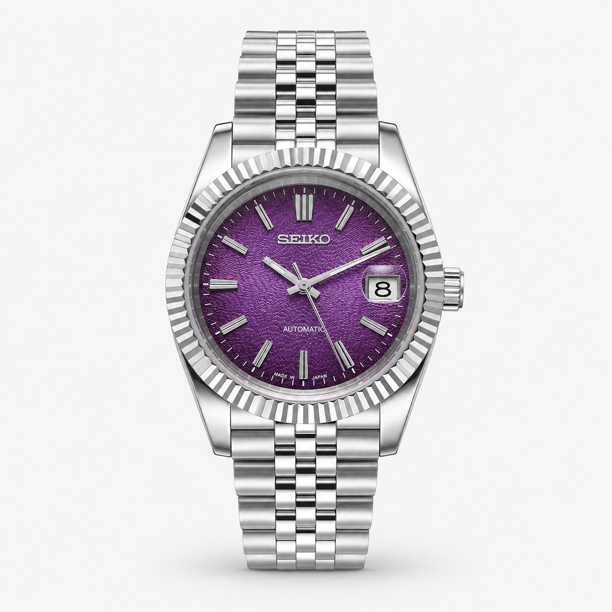 Seiko Mod Datejust "Purple Granular"