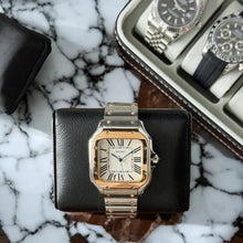 Seiko Mod Santos "Two Tone Gold & Steel"