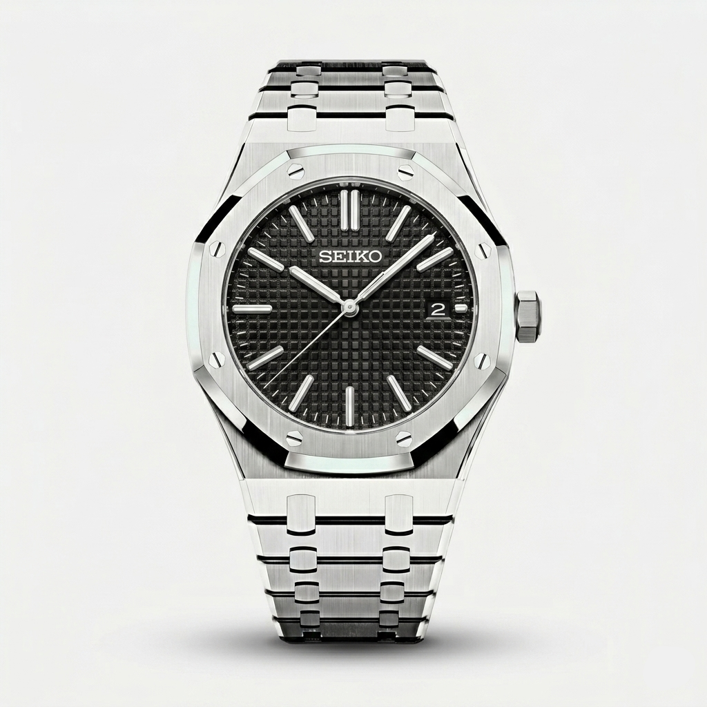 Seiko Mod Royal Oak "Classic Black"