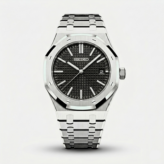 Seiko Mod Royal Oak "Classic Black"