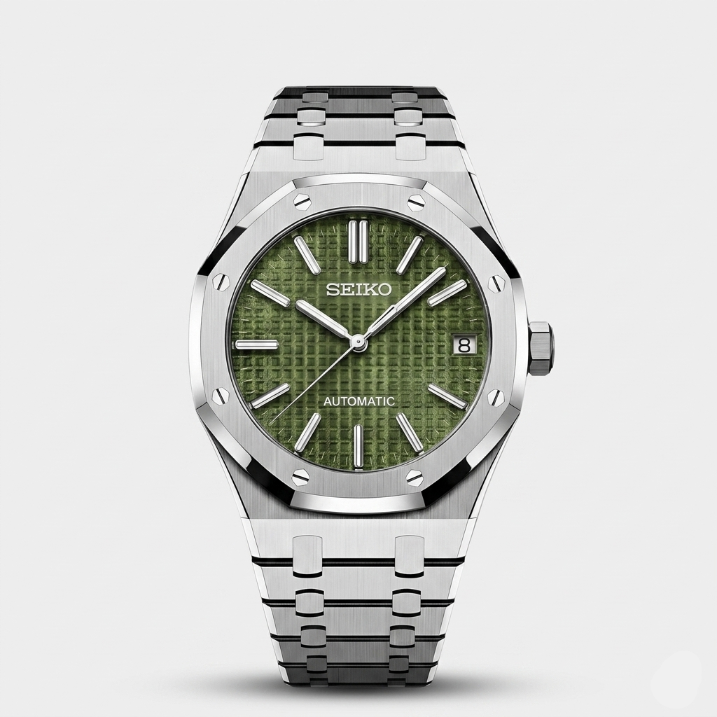 Seiko Mod Royal Oak "Olive Green"