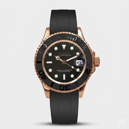 Seiko Mod Yacht-Master "Rose Gold"