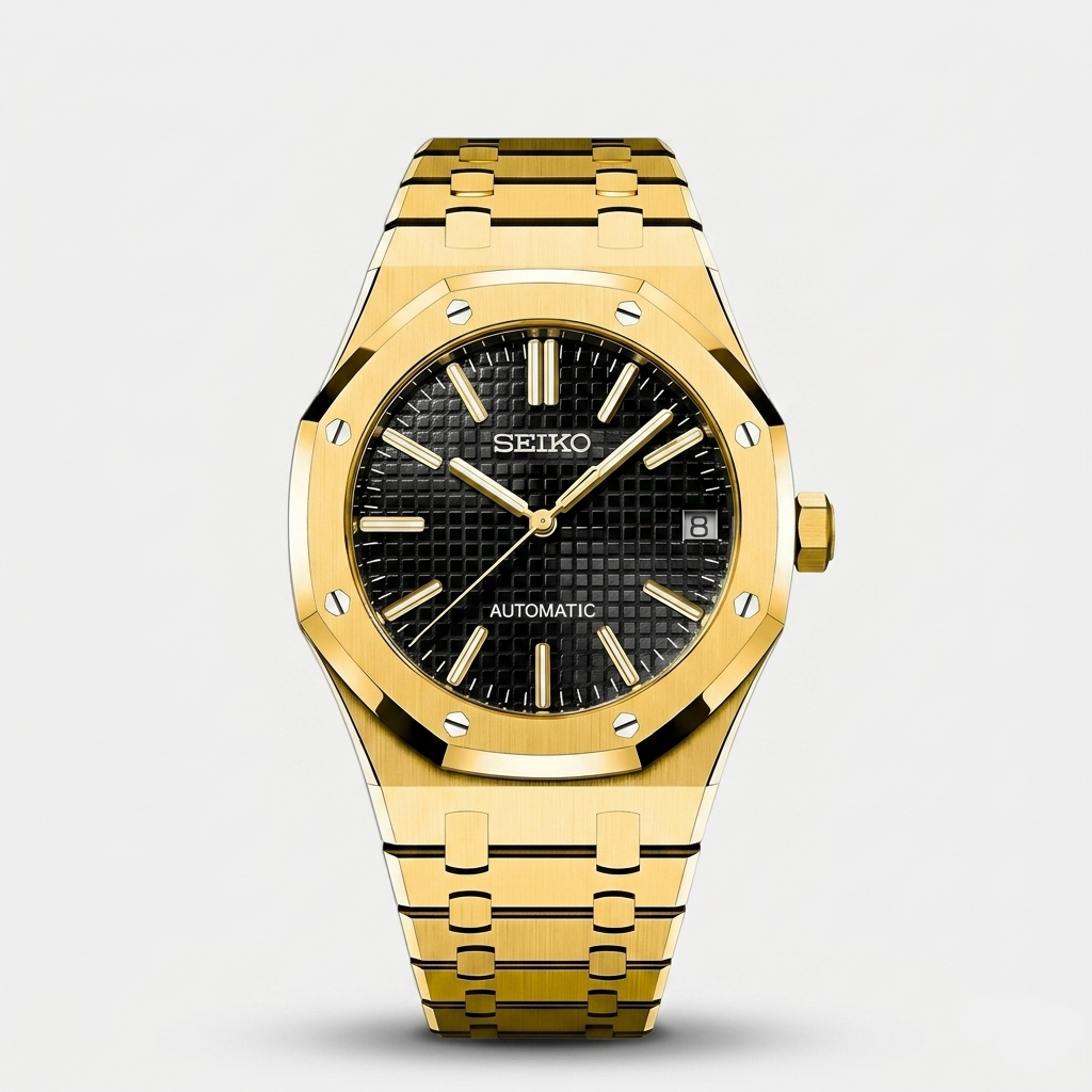 Seiko Mod Royal Oak "Gold"
