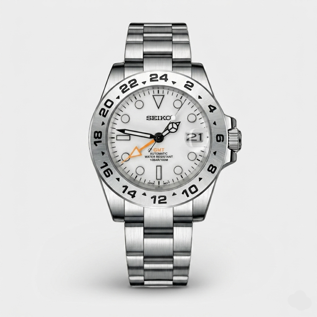 Seiko Mod GMT "Explorer Orange"