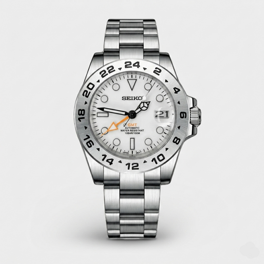 Seiko Mod GMT "Explorer Orange"