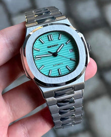 Seiko Mod Nautilus "Tiffany Blue"