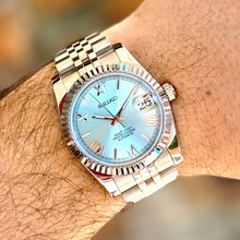 Seiko Mod Datejust "Ice Blue Roman"